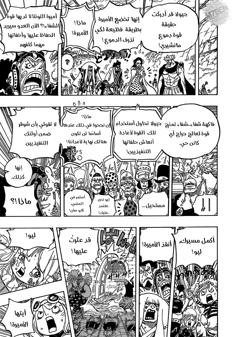 One Piece 774 - ليو، قائد محاربي قبيلة التونتاتا página 19