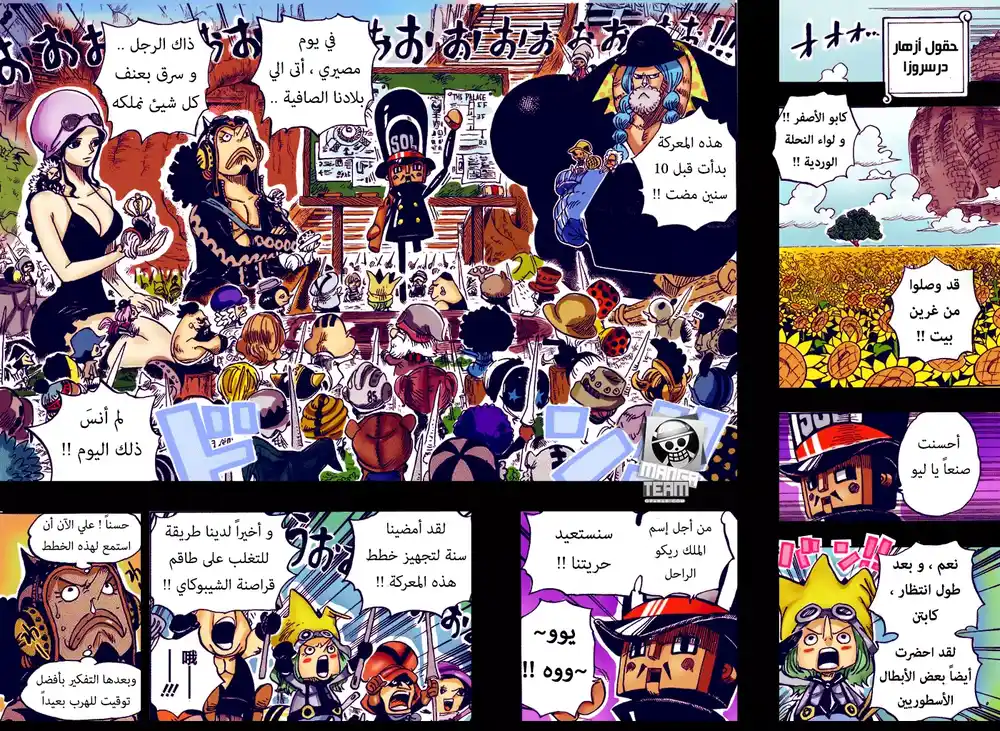 One Piece 722 - السلالة الملكية página 10