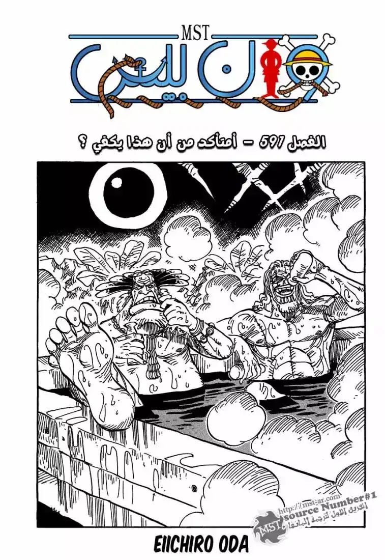 One Piece 591 - امتأكد من أن هذا يكفي página 1