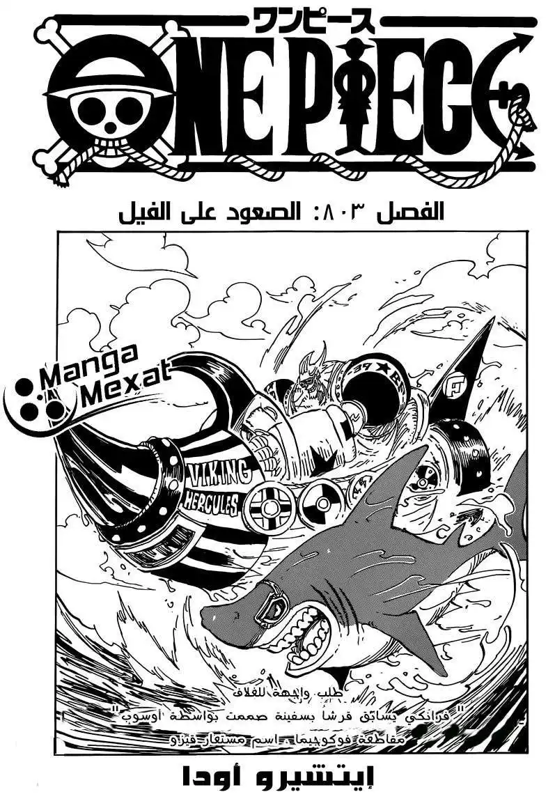 One Piece 803 - تسلق الفيل página 1