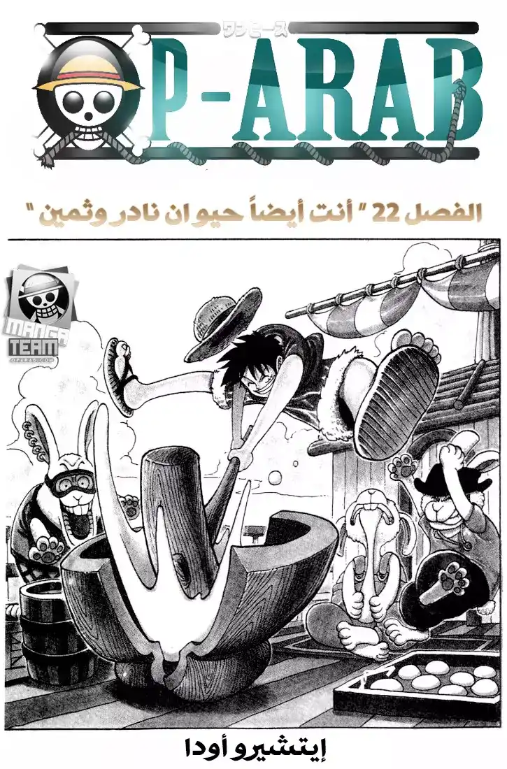 One Piece 22 - انت ايضاً حيوان نادر وقيم جداً página 1