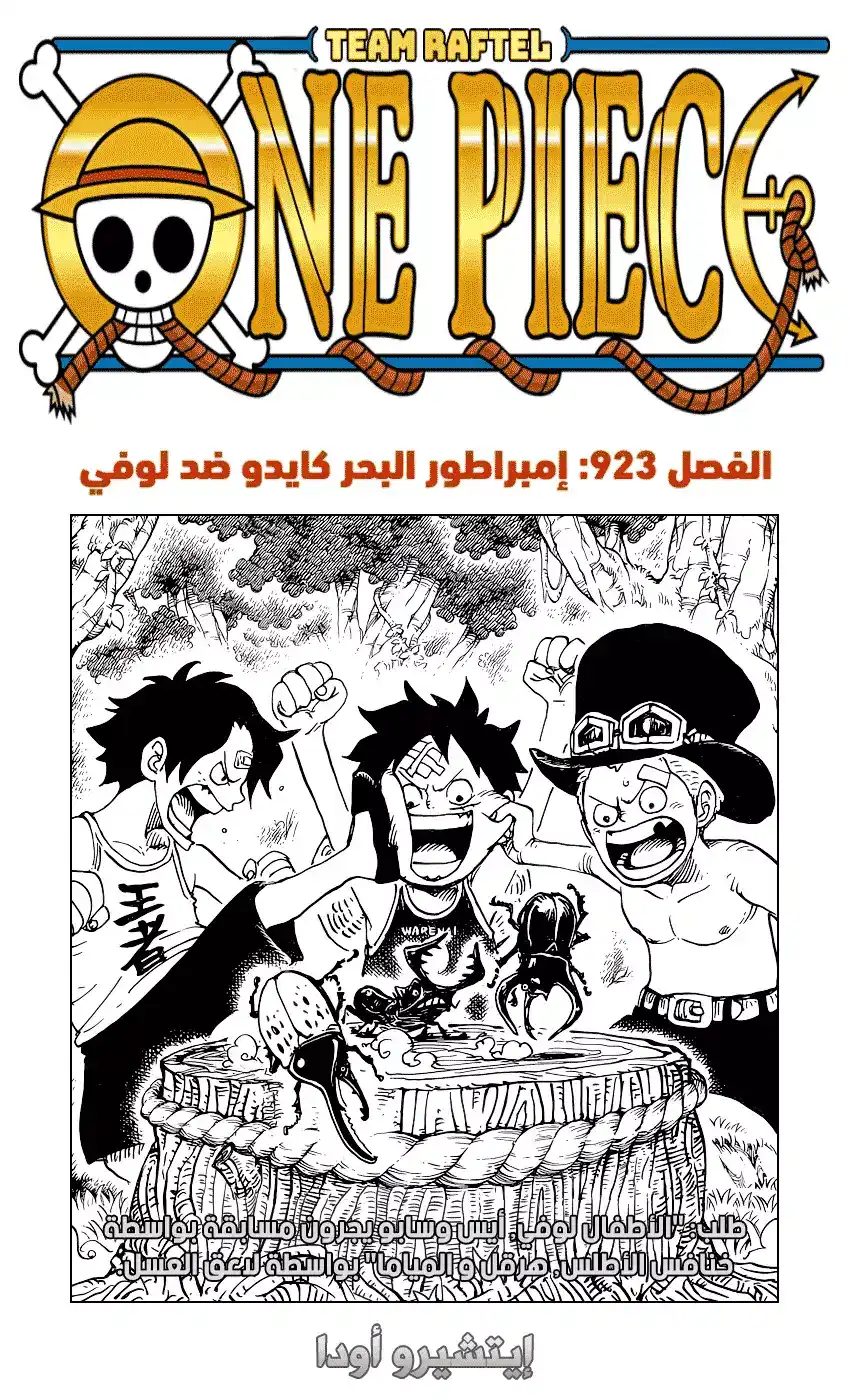 One Piece 923 - لوفي ضدّ كايدو página 1