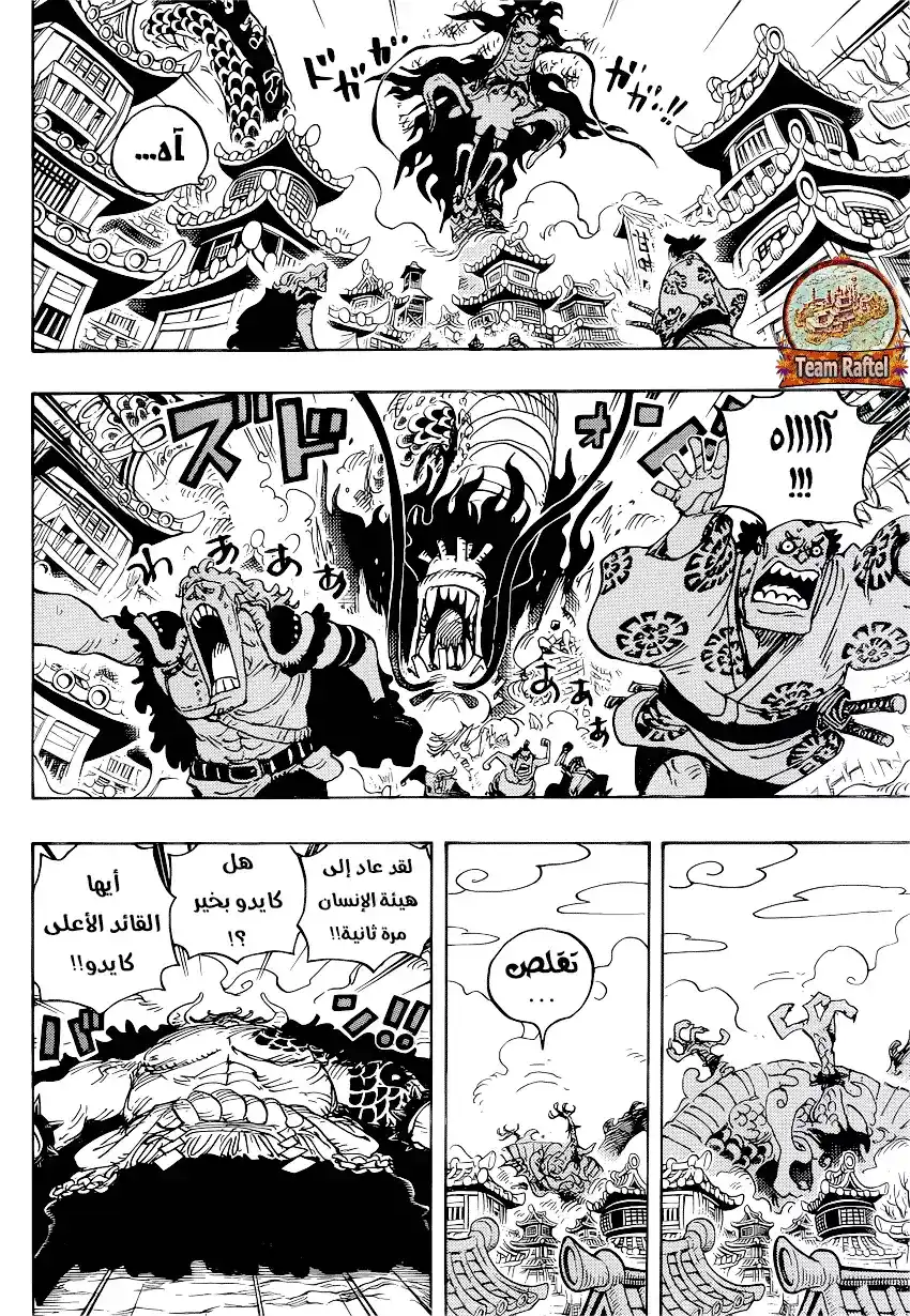 One Piece 923 - لوفي ضدّ كايدو página 11