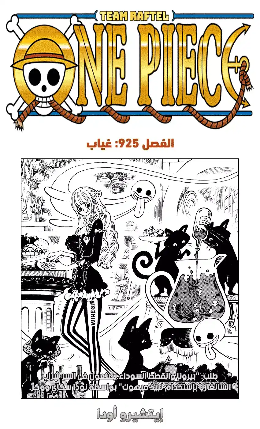 One Piece 925 - الفراغ página 1