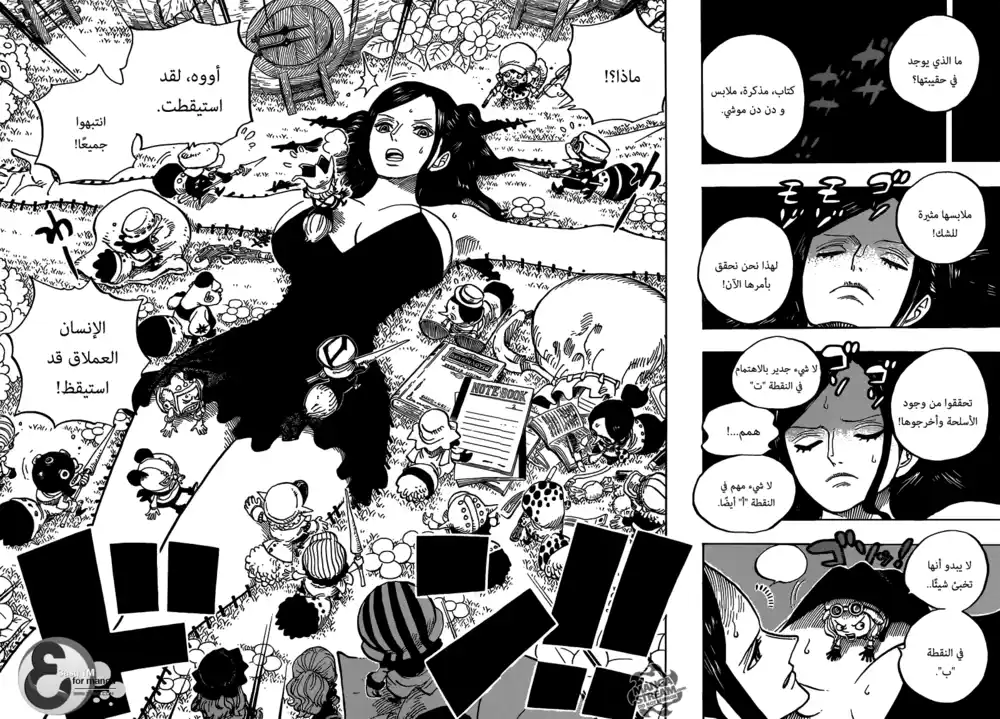 One Piece 711 - مغامرة في بلاد الأقزام página 2