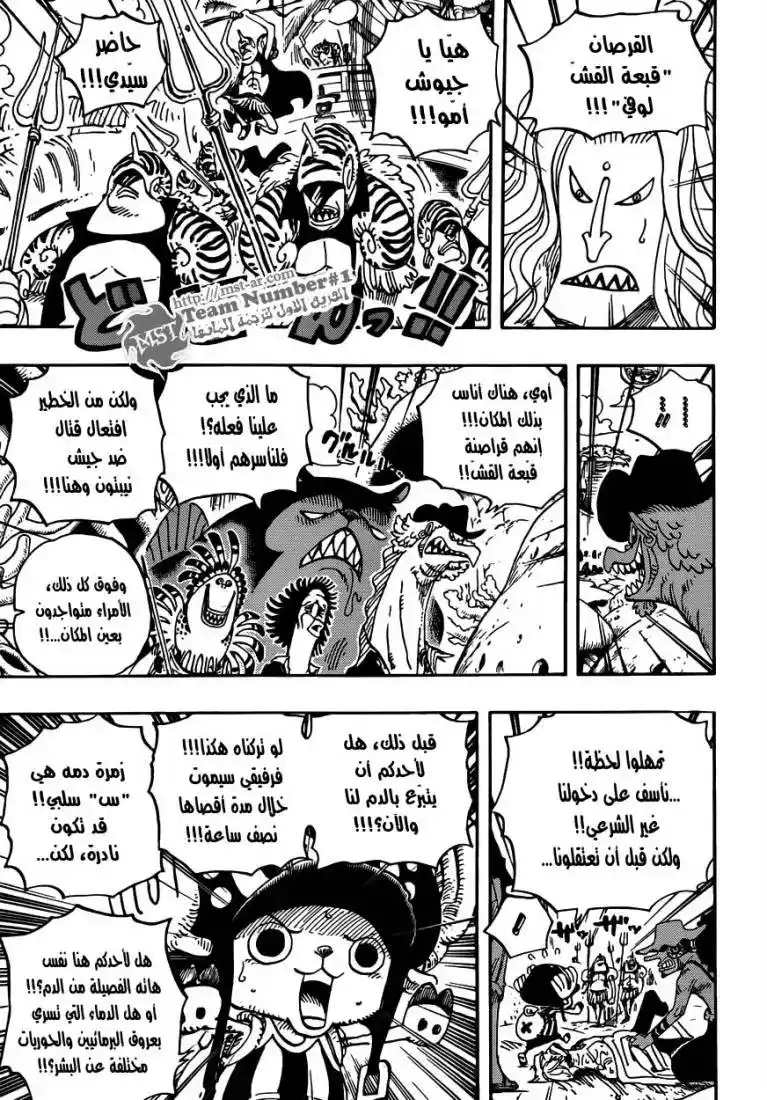 One Piece 609 - مغامرة في جزيرة البرمائيين página 10