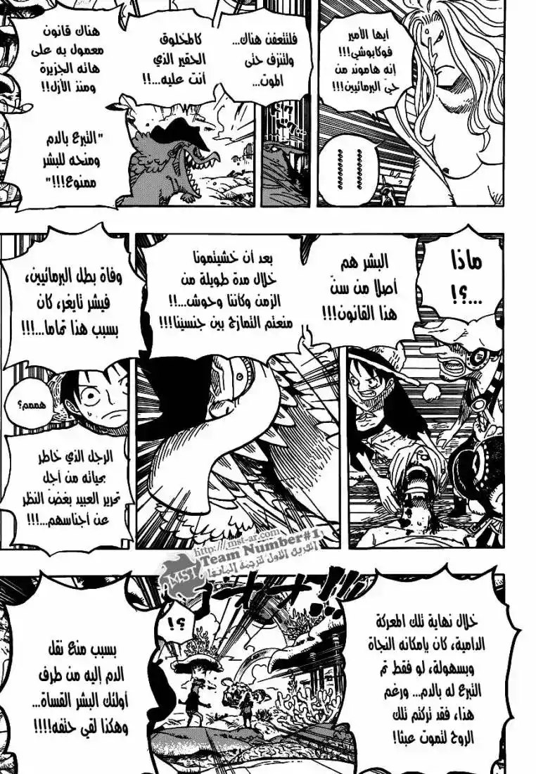 One Piece 609 - مغامرة في جزيرة البرمائيين página 12