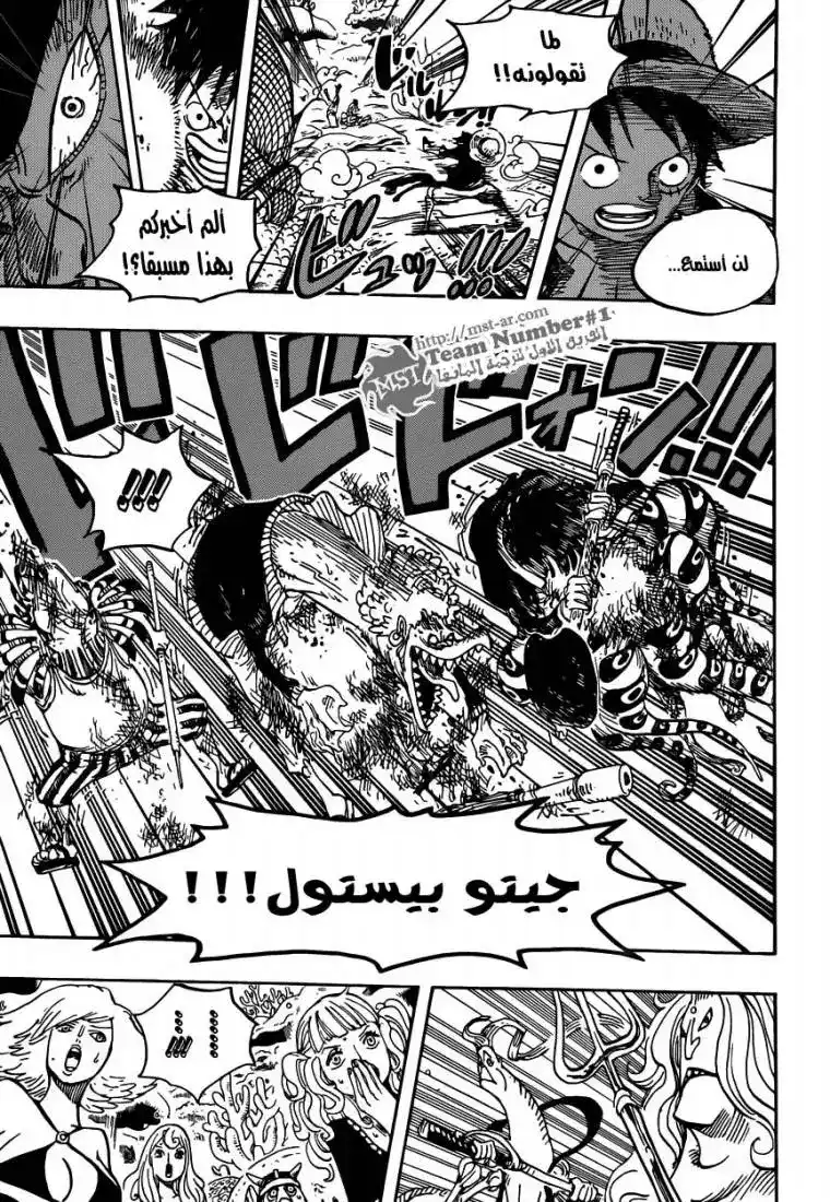 One Piece 609 - مغامرة في جزيرة البرمائيين página 14