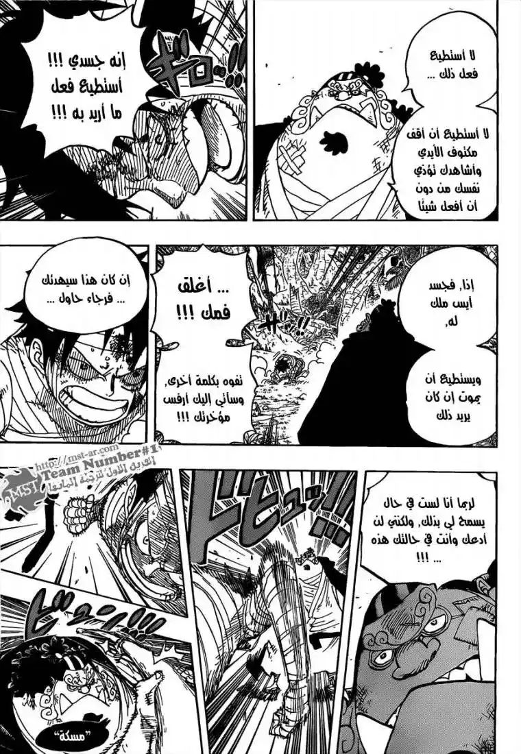 One Piece 590 - اخي الصغير página 11