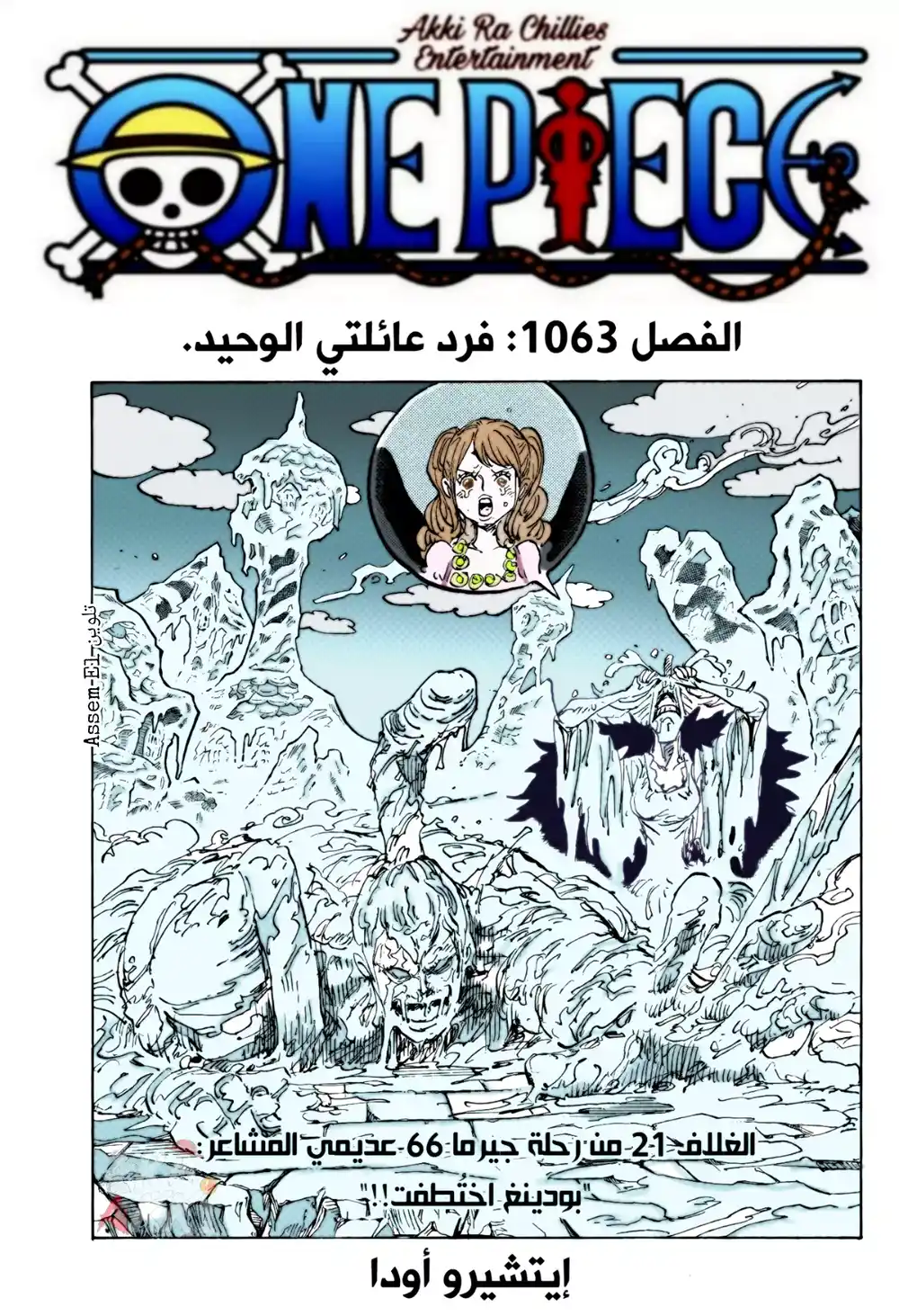 One Piece 1063 - فرد عائلتي الوحيد página 1