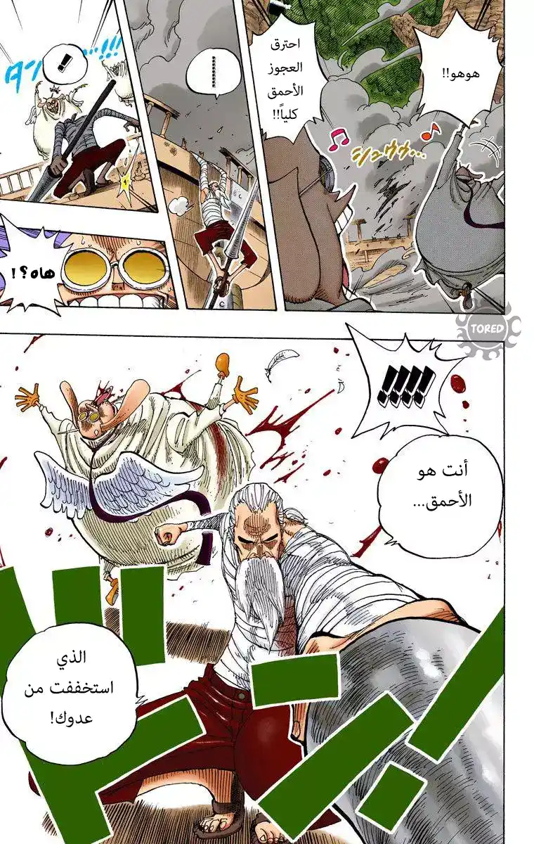 One Piece 263 - القرصانة نامي والفارس الغريب ضد القادة الفرعيين للمحاربين السماويين هوتوري وكوتوري página 13