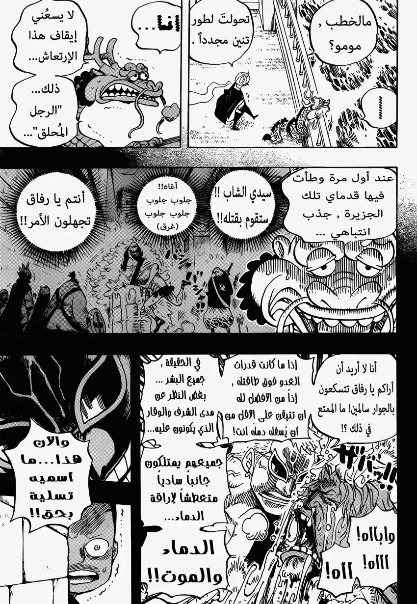 One Piece 725 - المرأة التي لم تُهزم página 4