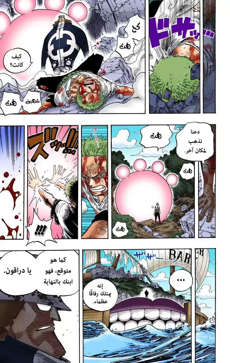 One Piece 485 - عضو من طاقم صاحب قبعة القش صائد القراصنة زورو página 17