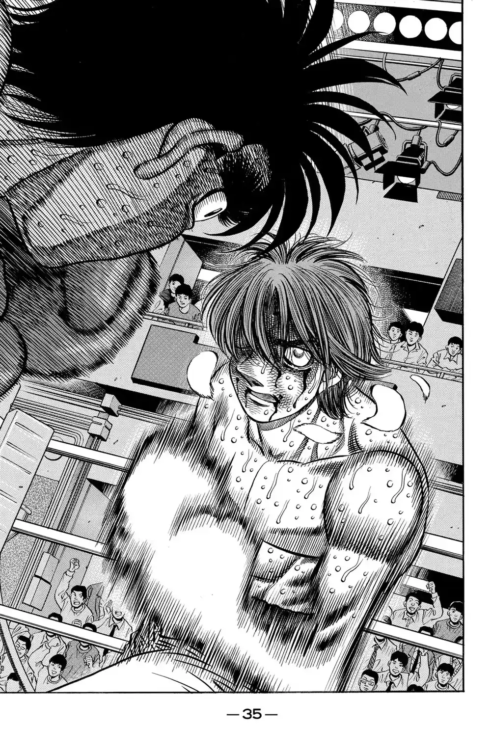 Hajime no Ippo 619 - نهاية مباراة الموت ! página 4