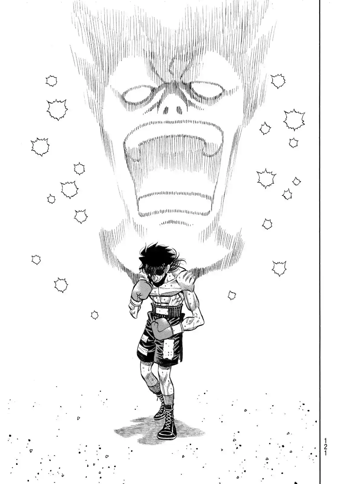 Hajime no Ippo 1467 - طبيعة ماشيبا الحقيقية página 9