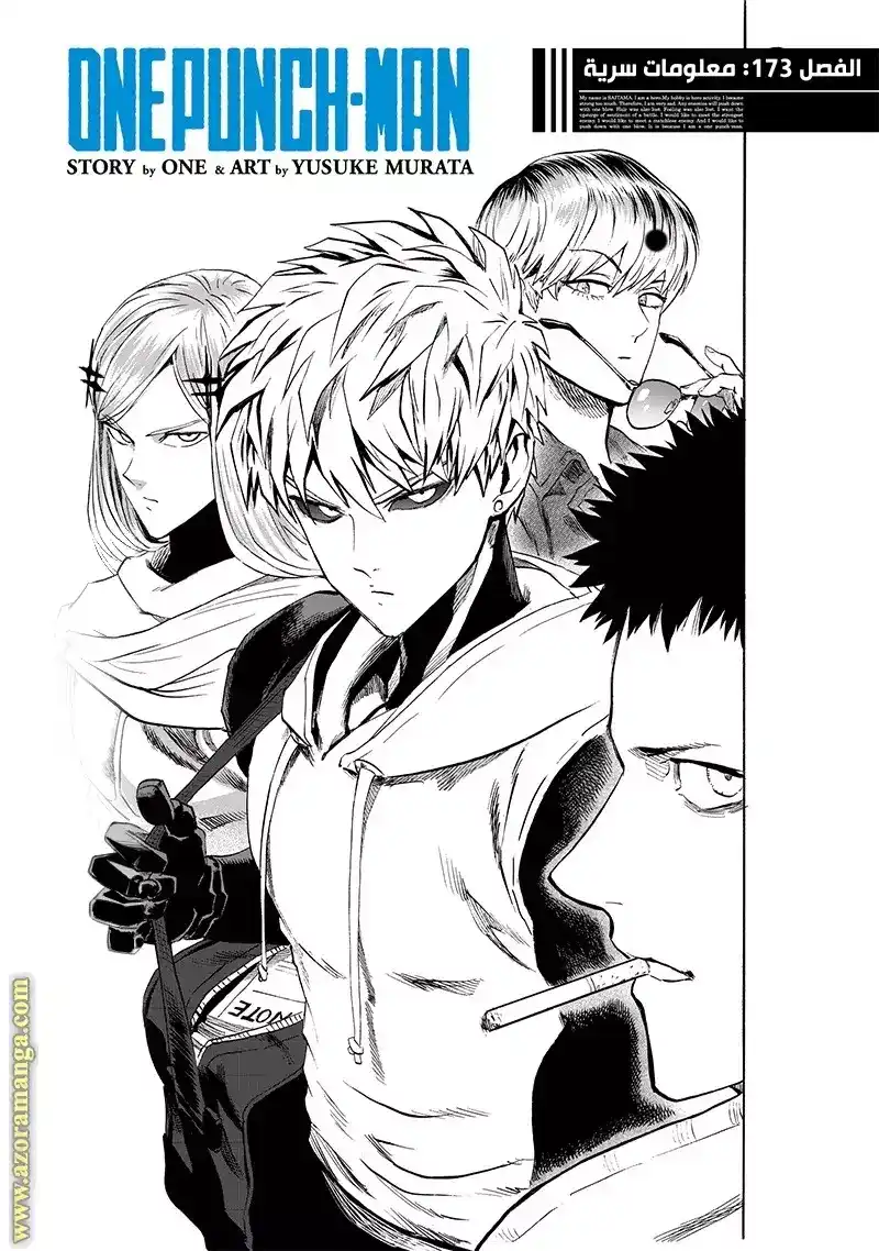 One Punch Man 173 - معلومة سرية página 3