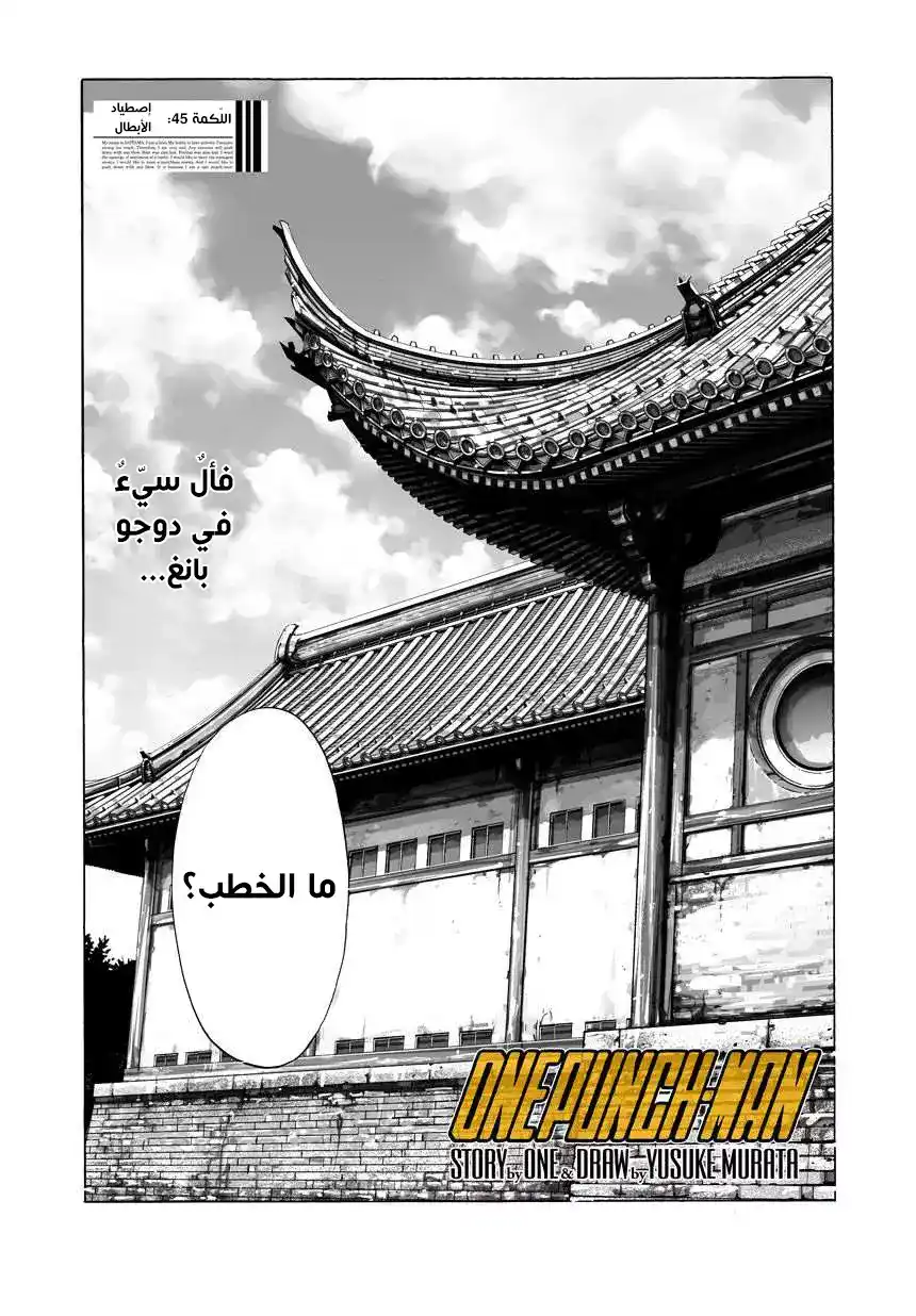 One Punch Man 45 - صيد الأبطال página 2