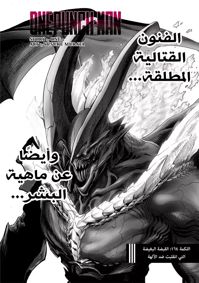 One Punch Man 164 - القبضة البغيضة التي انقلبت ضد الآلهة página 3